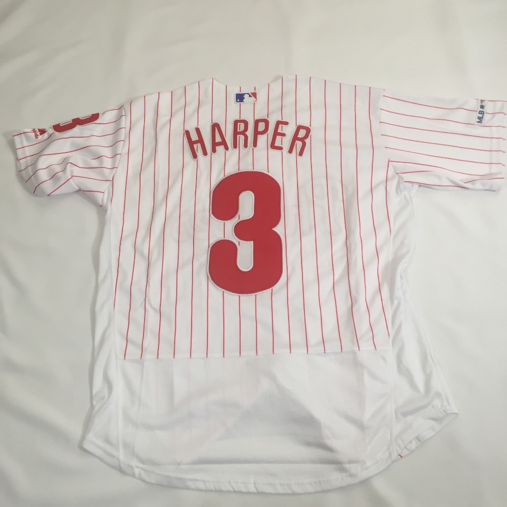 Philadelphia Phillies Harper Jersey Size 44 - Picture 6 of 7
